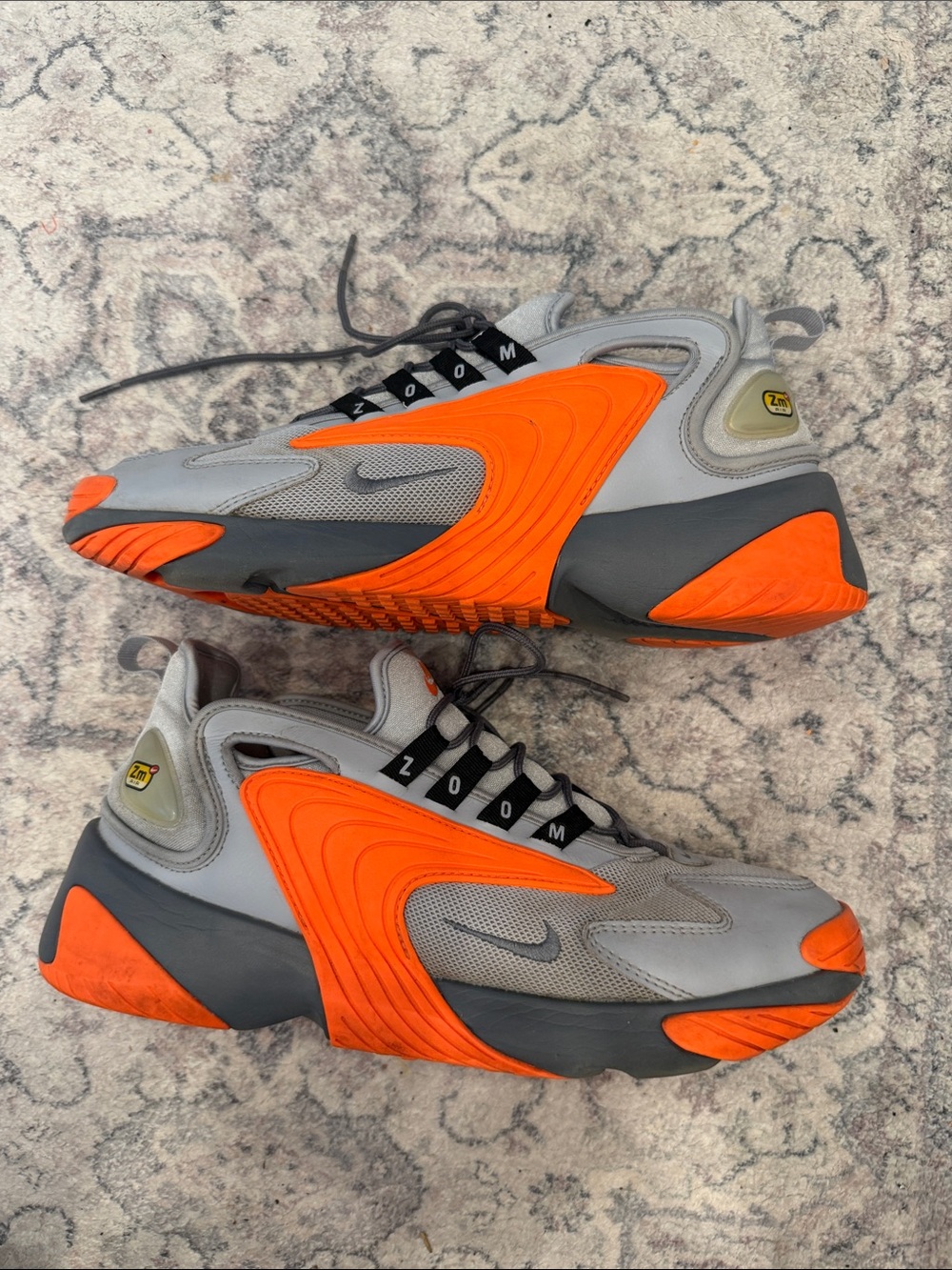 Nike Zoom 2K 'Wolf Grey Total Orange